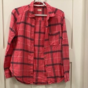 Hollister Plaid Button-Up Shirt
